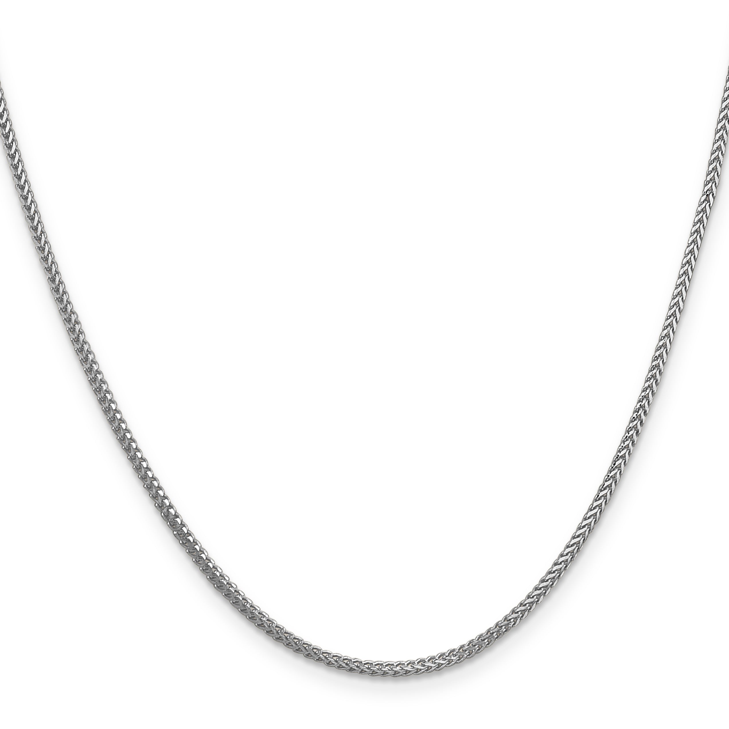 1.25mm 14K White Gold Franco Chain Secondary image