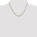 1.5mm 14K Yellow Gold Franco Chain - Sophia Jewelers
