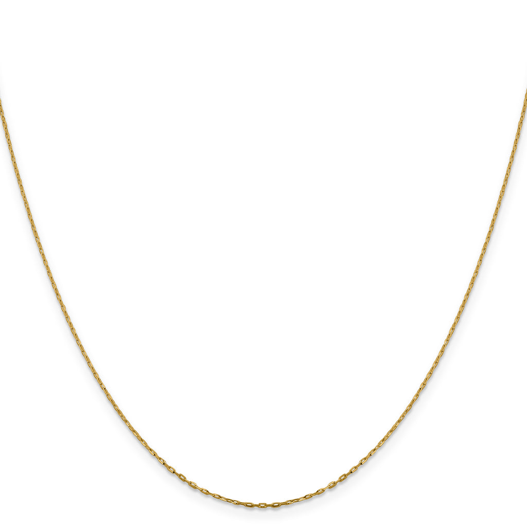 1.0mm 14K Yellow Gold Diamond-Cut Cable Chain - Sophia Jewelers