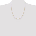 14K 1mm D/C Open Long Link Cable Chain