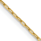 1.0mm 14K Yellow Gold Diamond-Cut Cable Chain - Sophia Jewelers