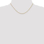 1.15mm 14K Yellow Gold D/C Oval Link Chain - Sophia Jewelers