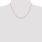 14K 1.15mm D/C Oval Link Chain
