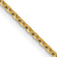 1.15mm 14K Yellow Gold D/C Oval Link Chain - Sophia Jewelers