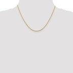 14K 1.40mm D/C Oval Link Chain