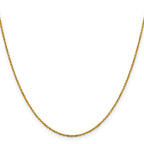 1.25mm 14K Yellow Gold Diamond-Cut Cable Chain - Sophia Jewelers