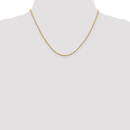 14K 1.25mm D/C Cable Chain