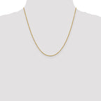 14K 1.25mm D/C Cable Chain