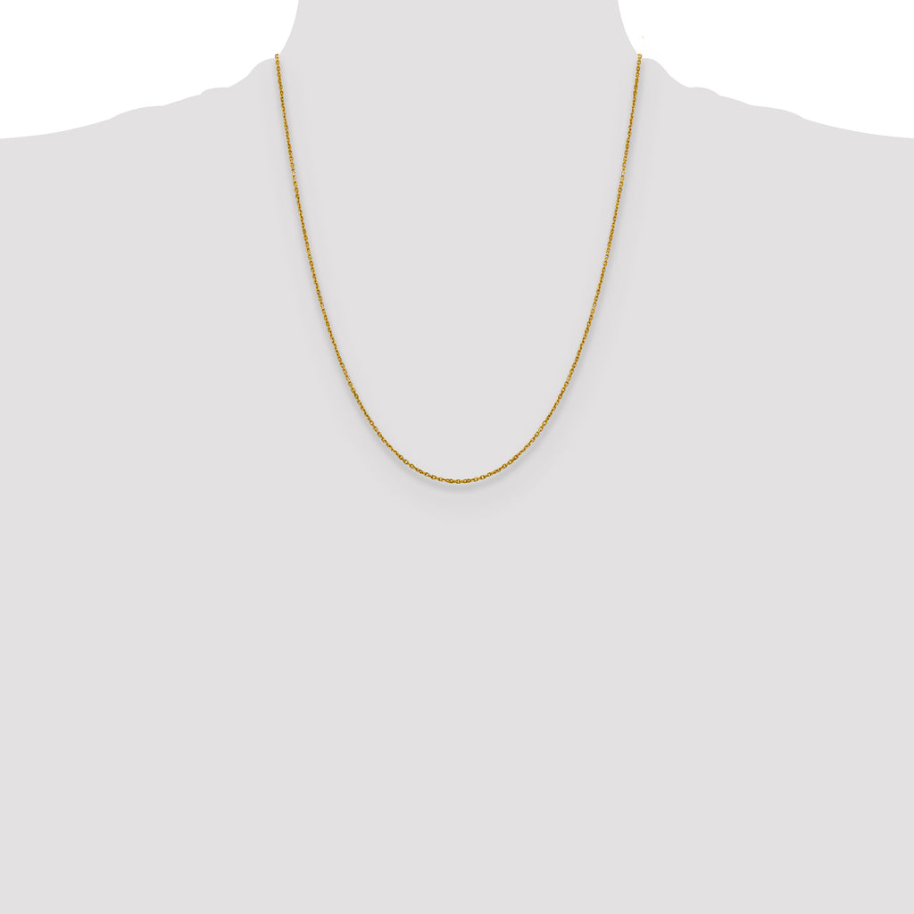 14K 1.25mm D/C Cable Chain