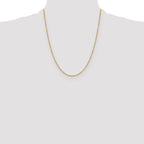 14K 1.25mm D/C Cable Chain