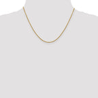 14K 1.5mm D/C Cable Chain