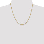 14K 1.5mm D/C Cable Chain