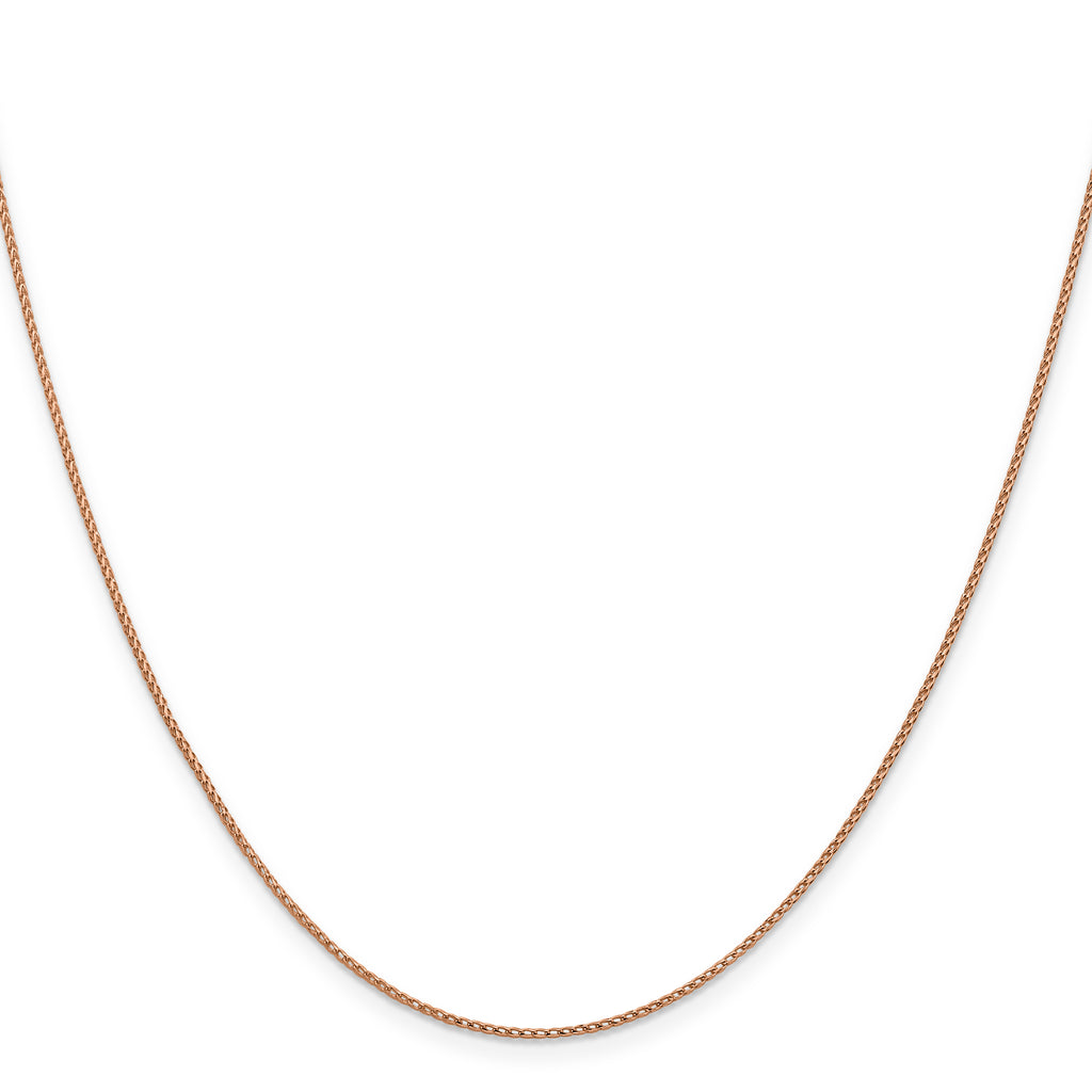 0.95mm 14K Rose Gold D/C Open Franco Chain - Sophia Jewelers