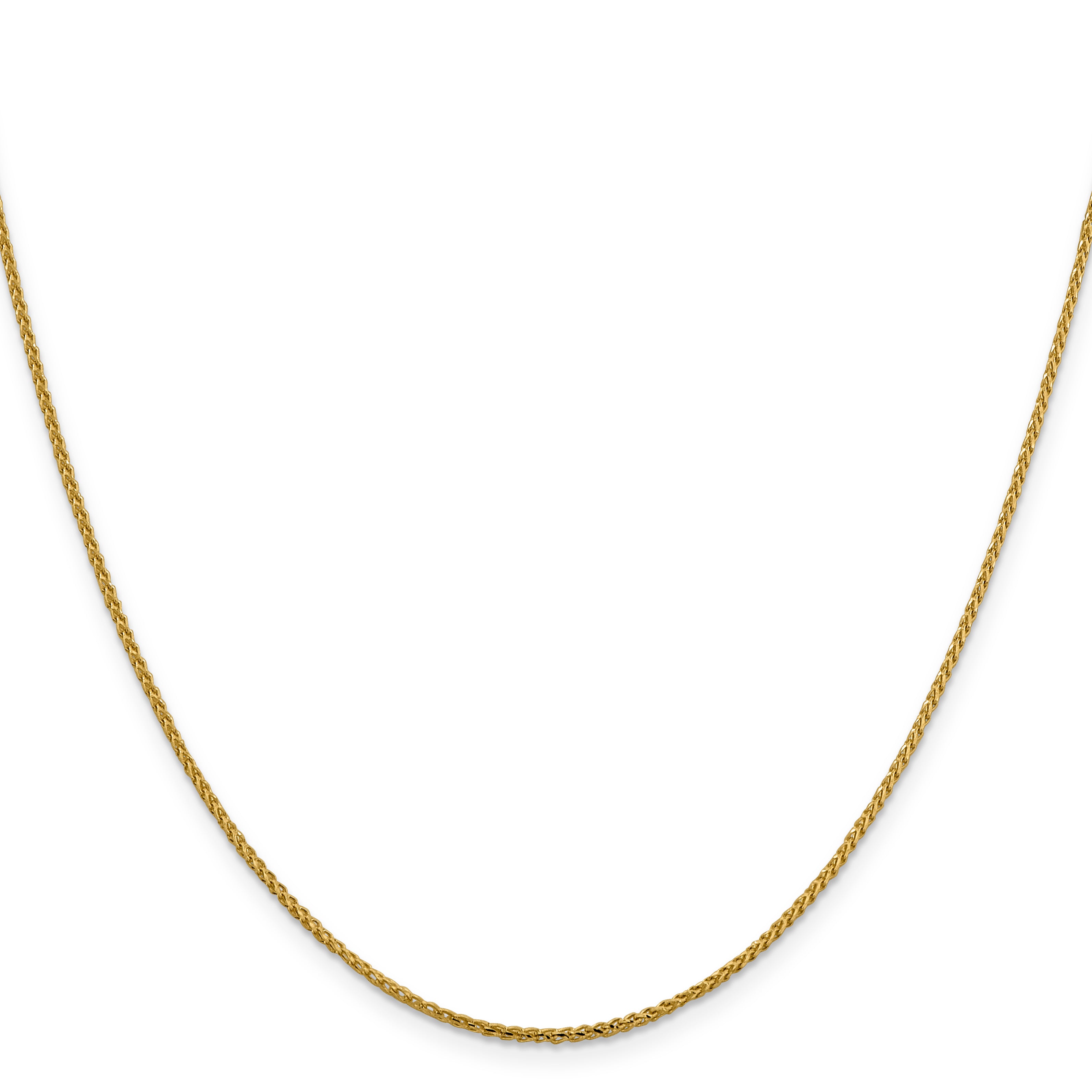 1.4mm 14K Yellow Gold D/C Open Franco Chain Secondary image