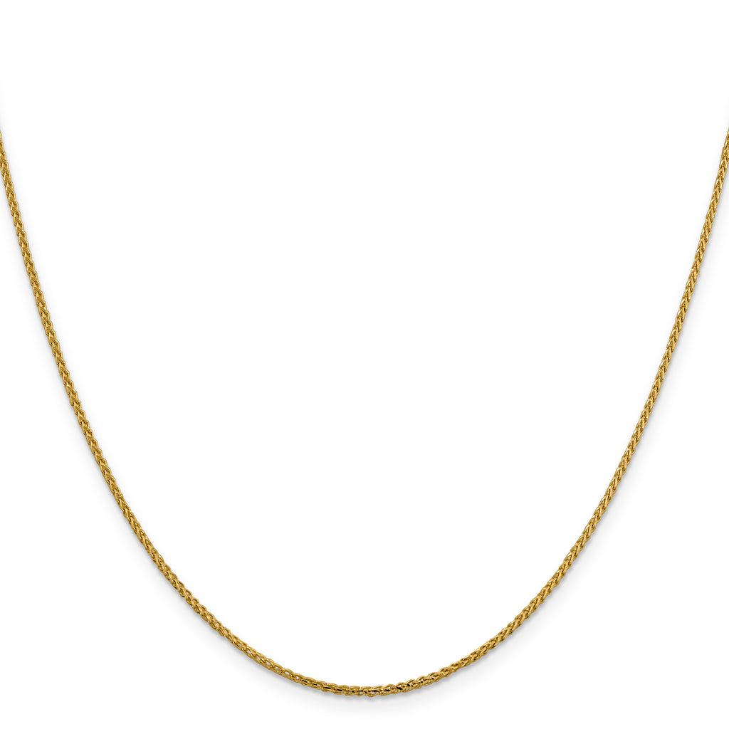 1.4mm 14K Yellow Gold D/C Open Franco Chain - Sophia Jewelers