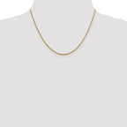 14K 1.4mm D/C Open Franco Chain