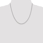 Diamond-Cut Franco Chain Necklace in 14K White Gold, 2.1mm - Sophia Jewelers