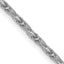 1.6mm 14K White Gold Franco Chain - Sophia Jewelers