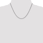 1.4mm 14K White Gold Spiga Wheat Chain - Sophia Jewelers
