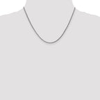 1.8mm 14K White Gold Spiga Wheat Chain - Sophia Jewelers
