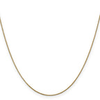 0.65mm 14K Yellow Gold Spiga Wheat Chain - Sophia Jewelers