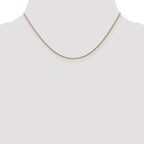 1.0mm 14K Yellow Gold Spiga Wheat Chain - Sophia Jewelers