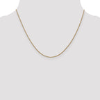 14K 1mm D/C Spiga Chain