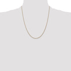 14K 1mm D/C Spiga Chain