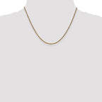 1.4mm 14K Yellow Gold Spiga Wheat Chain - Sophia Jewelers
