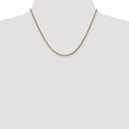 1.8mm 14K Yellow Gold Spiga Wheat Chain - Sophia Jewelers