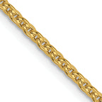 1.95mm 14K Yellow Gold Flat Cable Chain - Sophia Jewelers