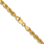 4.25mm 14K Yellow Gold Diamond-Cut Rope Chain - Sophia Jewelers