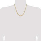 4.25mm 14K Yellow Gold Diamond-Cut Rope Chain - Sophia Jewelers