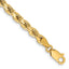 14K 4.25mm Diamond-Cut Rope Chain