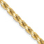 14K Yellow Gold Diamond-Cut Rope Chain Necklace 4.25mm