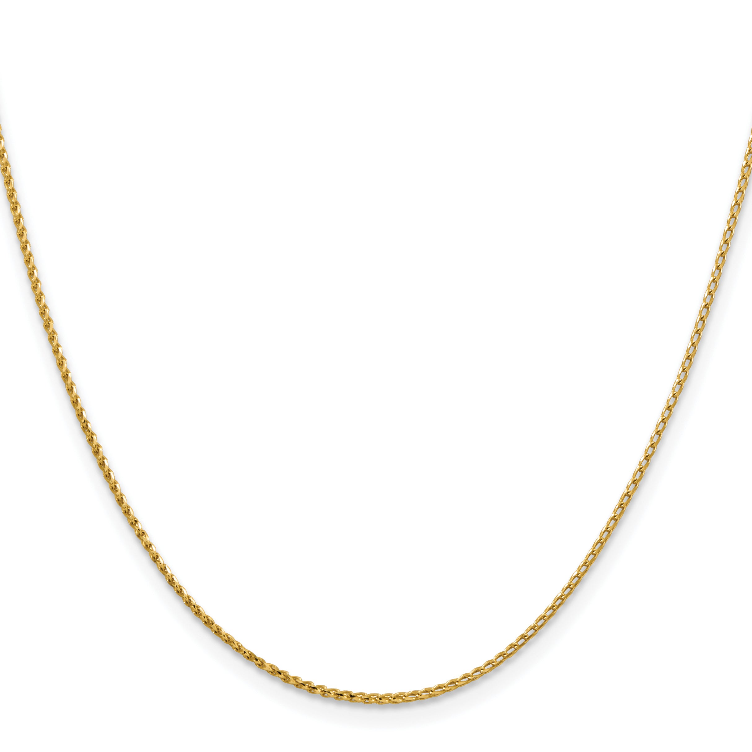 1.15mm 14K Yellow Gold D/C Open Franco Chain Secondary image