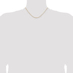 1.15mm 14K Yellow Gold D/C Open Franco Chain - Sophia Jewelers