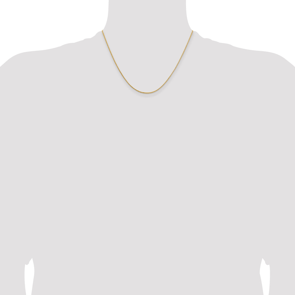 14K 1.15mm D/C Open Franco Chain