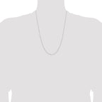 14K Yellow Gold Diamond-Cut Cable Chain Necklace 0.85mm