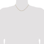 1.0mm 14K Yellow Gold Concave Box Chain - Sophia Jewelers