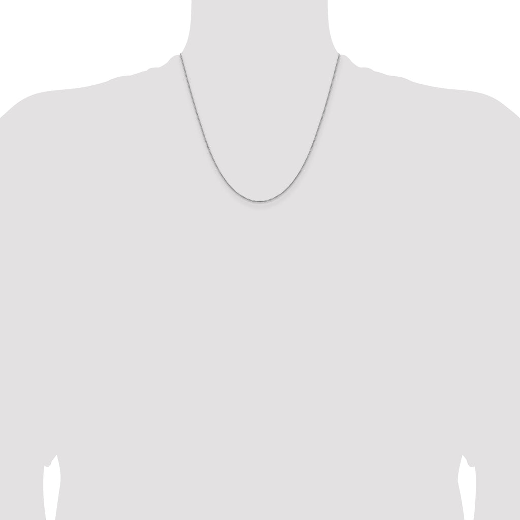 Concave Box Chain in 14K Gold, 1mm - Sophia Jewelers