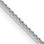 1.0mm 14K White Gold Concave Box Chain - Sophia Jewelers