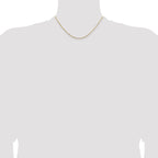 1.1mm 14K Yellow Gold Concave Box Chain - Sophia Jewelers