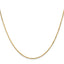 1.3mm 14K Yellow Gold Concave Box Chain - Sophia Jewelers