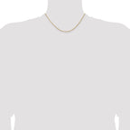1.3mm 14K Yellow Gold Concave Box Chain - Sophia Jewelers