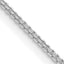 1.45mm 14K White Gold Concave Box Chain - Sophia Jewelers
