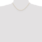 14K 0.8mm Serpentine Chain