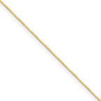 0.8mm 14K Yellow Gold Serpentine Chain - Sophia Jewelers