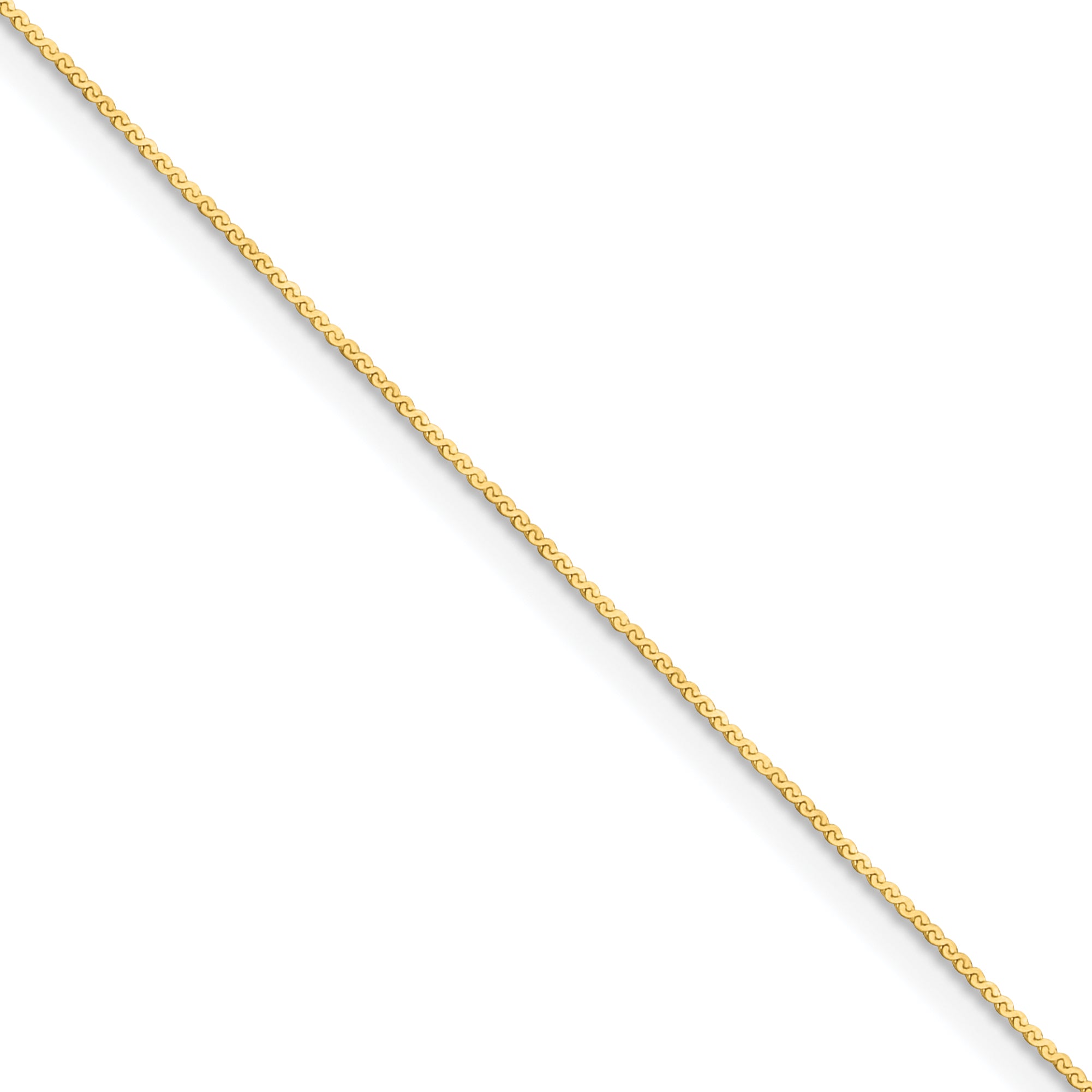 0.8mm 14K Yellow Gold Serpentine Chain - Sophia Jewelers
