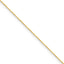 0.8mm 14K Yellow Gold Serpentine Chain - Sophia Jewelers